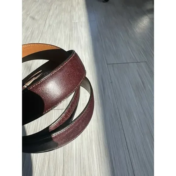 Trafalgar Brown Adjustable Handmade Dress Belt for Men Brass Buckle